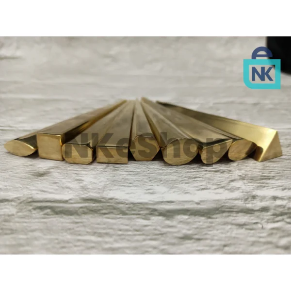 Set of 9 Bezel Mandrels Copper with 9 Different Shapes - Image 4